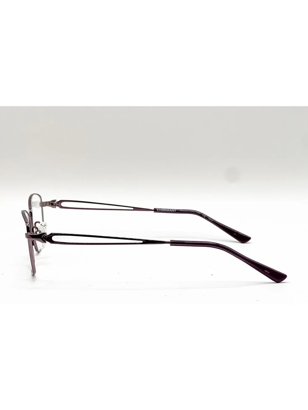 Charmant CH12147 PU Purple Rectangle Authentic Eyeglass Frames 51-17-135